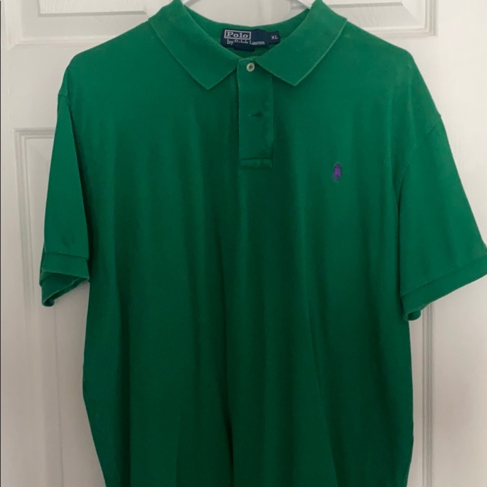 Green XL polo shirt